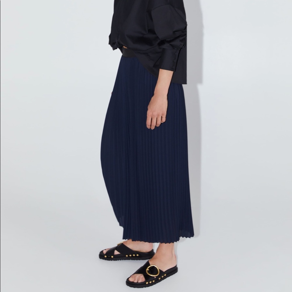 Pleated Palazzo pants